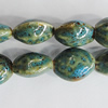 Ceramics Beads, 18x15mm Hole:2mm, Sold by Bag