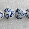 Ceramics Beads, Heart 14x14mm Hole:2.5mm, Sold by Bag