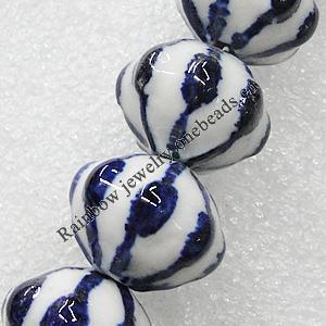 Ceramics Beads, 20x15mm Hole:2mm, Sold by Bag