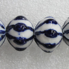 Ceramics Beads, 20x15mm Hole:2mm, Sold by Bag