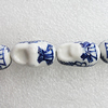 Ceramics Beads, 20x12mm Hole:2mm, Sold by Bag