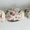 Ceramics Beads, Nugget 34x27mm Hole:4mm, Sold by Bag