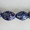 Ceramics Beads, Bicone 35x26mm Hole:5mm, Sold by Bag