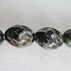 Ceramics Beads, Oval 33x24mm Hole:5mm, Sold by Bag