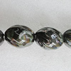 Ceramics Beads, Oval 33x24mm Hole:5mm, Sold by Bag