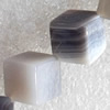 Persian Gulf Agate Beads, Cube, 6mm, Hole:Approx 1mm, Sold per 15.7-inch Strand
