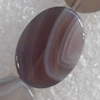 Persian Gulf Agate Beads, Flat Oval, 10x4mm, Hole:Approx 1mm, Sold per 15.7-inch Strand