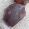 Persian Gulf Agate Beads, Nugget, 25x23x8mm, Hole:Approx 2mm, Sold per 15.7-inch Strand