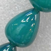 Green Agate Beads, Teardrop, 15x20mm, Hole:Approx 2mm, Sold per 15.7-inch Strand