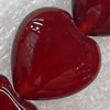 Red Agate Beads, Heart, 14mm, Hole:Approx 1mm, Sold per 15.7-inch Strand