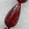 Red Agate Beads, Teardrop, 8x10mm, Hole:Approx 1mm, Sold per 15.7-inch Strand