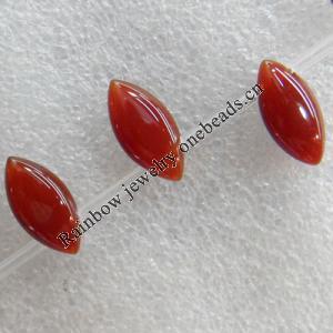 Red Agate Beads, Horse eye, 9x18mm, Hole:Approx 1mm, Sold per 15.7-inch Strand
