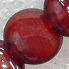 Red Agate Beads, Flat Round, 8mm, Hole:Approx 1mm, Sold per 15.7-inch Strand