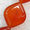Red Agate Beads, 13x16mm, Hole:Approx 1mm, Sold per 15.7-inch Strand
