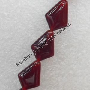 Red Agate Beads, 12x16mm, Hole:Approx 1mm, Sold per 15.7-inch Strand