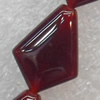 Red Agate Beads, 12x16mm, Hole:Approx 1mm, Sold per 15.7-inch Strand