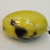 Ceramics Beads, Oval 21x13mm Hole:3mm, Sold by Bag