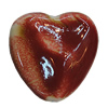 Ceramics Beads, Heart 26x26mm Hole:1.5mm, Sold by Bag