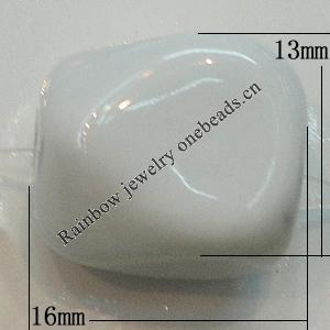Ceramics Beads, 16x13mm Hole:2.5mm, Sold by Bag