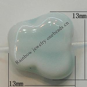 Ceramics Beads, 13x13mm Hole:2mm, Sold by Bag
