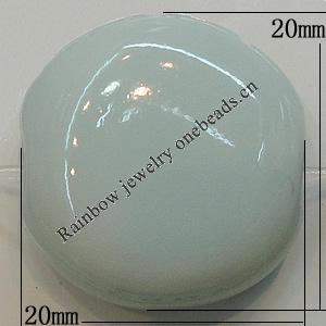 Ceramics Beads, 20mm Hole:2.5mm, Sold by Bag