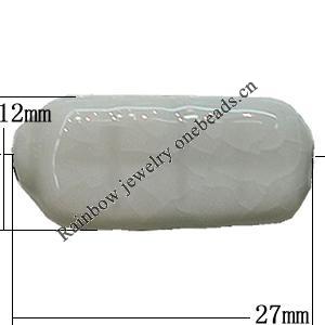 Ceramics Beads, 27x12mm Hole:2.5mm, Sold by Bag