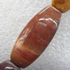 Bamboo Leaf Agate Beads, 12x30mm, Hole:Approx 1mm, Sold per 15.7-inch Strand