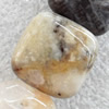 Bamboo Leaf Agate Beads, Square, 14mm, Hole:Approx 1mm, Sold per 15.7-inch Strand
