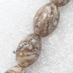 Agate Beads, Oval, 12x18mm, Hole:Approx 1mm, Sold per 15.7-inch Strand