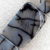 Agate Beads, Rectangle, 20x30mm, Hole:Approx 1.5mm, Sold per 15.7-inch Strand