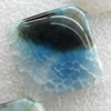 Agate Beads, Diamond, 25mm, Hole:Approx 1.5mm, Sold per 15.7-inch Strand