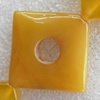 Agate Beads, Diamond, 25mm, Hole:Approx 1.5mm, Sold per 15.7-inch Strand