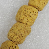 Natural Lava Beads, 11x13mm Hole:1mm, Sold per 16-inch Strand