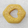 Natural Lava Beads, 32x28x9m Hole:2mm, Sold per 16-inch Strand