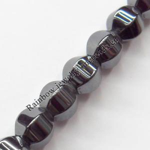 Magnetic Hematite Beads, Faceted Round, 6mm, Hole:about 0.6mm, Sold per 16-inch Strand