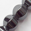 Non-Magnetic Hematite Beads, Faceted Round, 6mm, Hole:about 0.6mm, Sold per 16-inch Strand