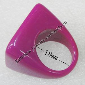 Resin Rings, Rectangle 30x25mm Hole:18mm, Sold by PC