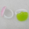 Resin Rings, Apple 23mm Hole:19mm, Sold by PC