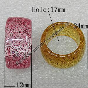 Resin Rings, 24x12mm Hole:17mm, Sold by PC