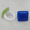 Resin Rings, Square 21mm Hole:19mm, Sold by PC