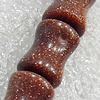 Gold Sand Stone Beads, Bone, 8x11mm, Hole:Approx 1.5mm, Sold per 15.7-inch Strand