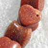 Gold Sand Stone Beads, 8x10mm, Hole:Approx 1.5mm, Sold per 15.7-inch Strand