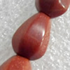 Gold Sand Stone Beads, Faceted Teardrop, 8x12mm, Hole:Approx 1.5mm, Sold per 15.7-inch Strand