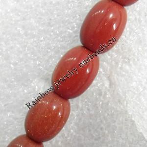 Gold Sand Stone Beads, Drum, 8x12mm, Hole:Approx 1.5mm, Sold per 15.7-inch Strand