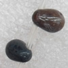 India Agate Beads, Teardrop, 7x9mm, Hole:Approx 1mm, Sold per 15.7-inch Strand