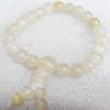 Gemstone Bracelet, Round, 8mm, Length Approx:85mm, Sold by Strand