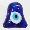 Turkish Handmade Lampwork Glass Evil Eye Beads, 20x19mm Hole:2mm, Sold by Bag