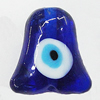 Turkish Handmade Lampwork Glass Evil Eye Beads, 20x19mm Hole:2mm, Sold by Bag