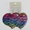Iron Earring, Heart 52x49mm, Sold by Group