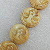 Tibetan Yak Bone Beads, 17mm Hole:2mm, Sold by Bag